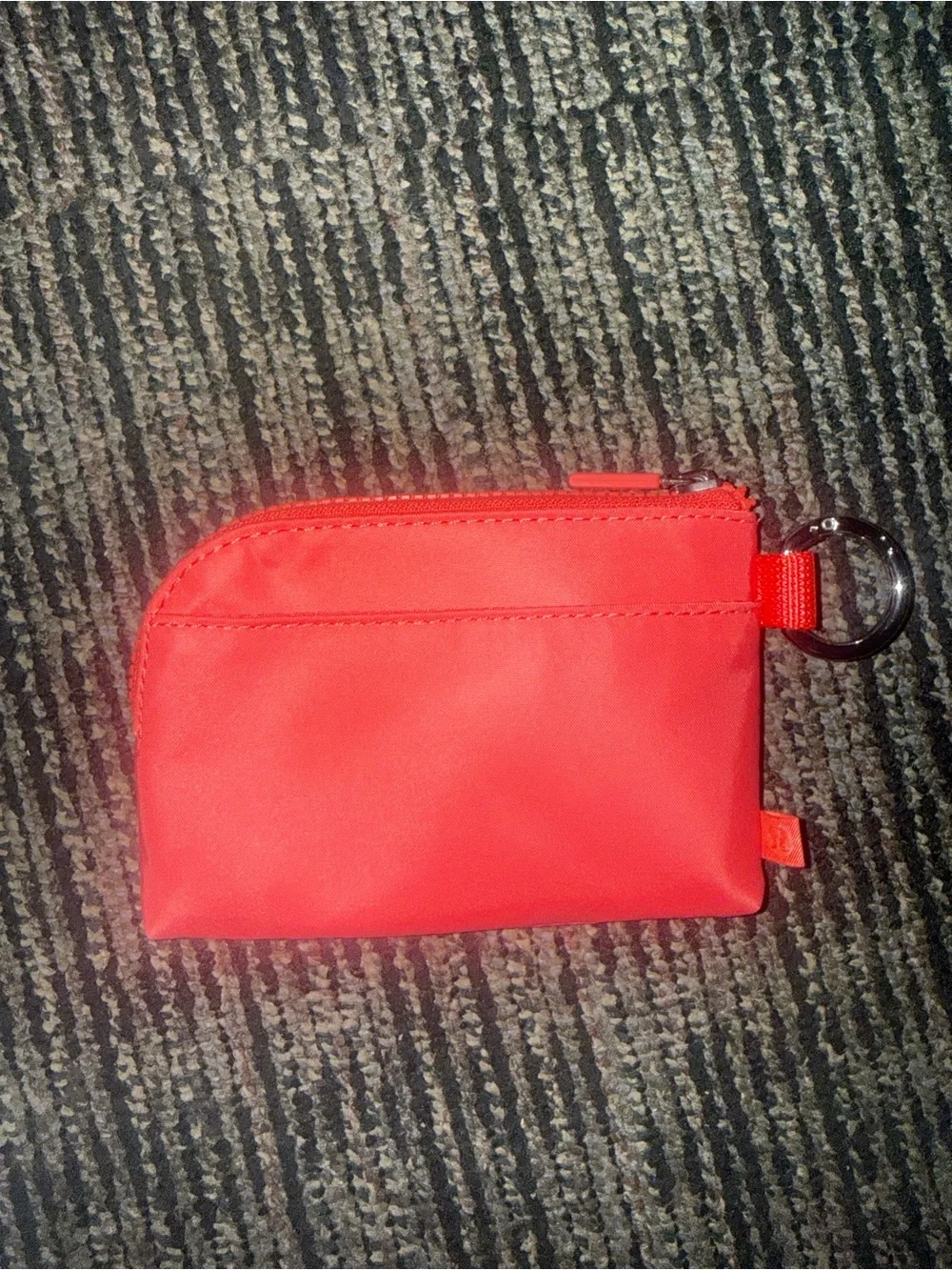 lululemon athletica Coral Zip Pouch with Keyring